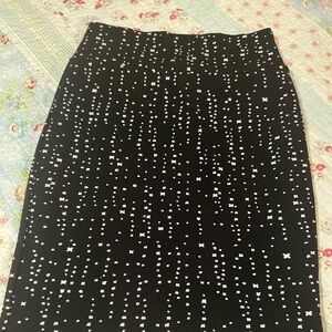 Y2K LuLaRoe Black and White Pencil Skirt